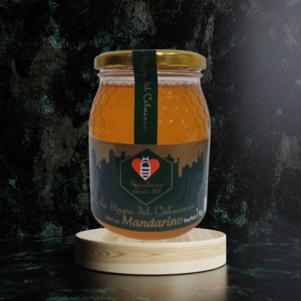 tarro de miel de mandarino