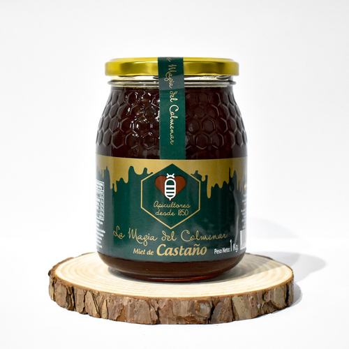 Tarro de miel de castaño 1kg
