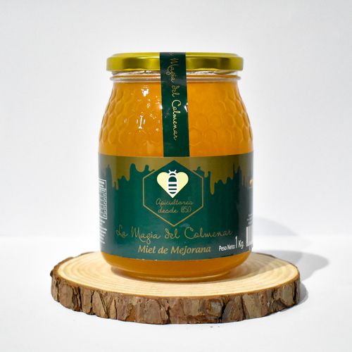 Tarro de miel de mejorana 1kg