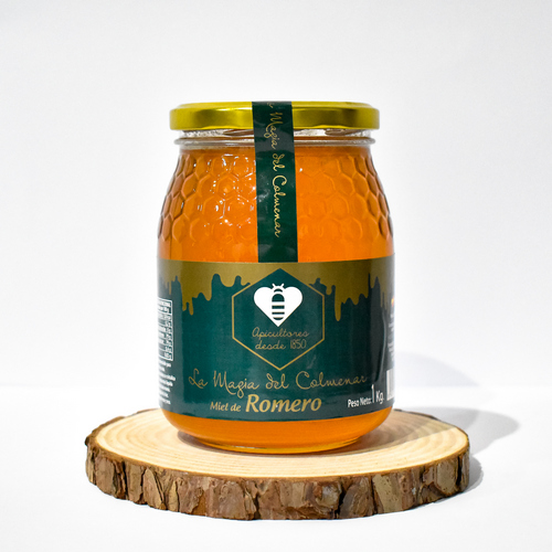 Tarro de miel de romero de 1 kg